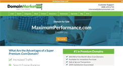 Desktop Screenshot of maximumperformance.com