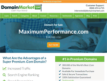 Tablet Screenshot of maximumperformance.com